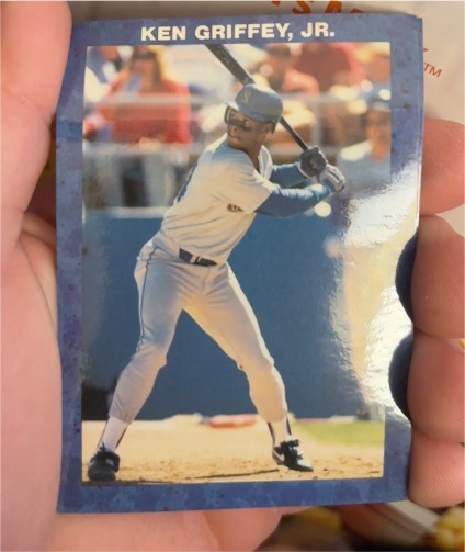 1990 Broder Blue Border #NNO Ken Griffey Jr. — front