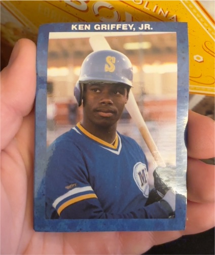 1990 Broder Ken Griffey Jr. Blue Marble Border — front