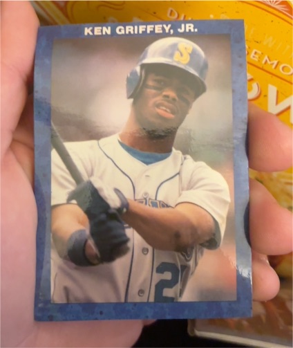 1990 Broder Ken Griffey Jr. Blue Marble Border — front