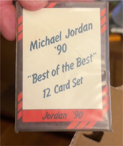 1990 Michael Jordan Best of the Best 12 Card Set — front