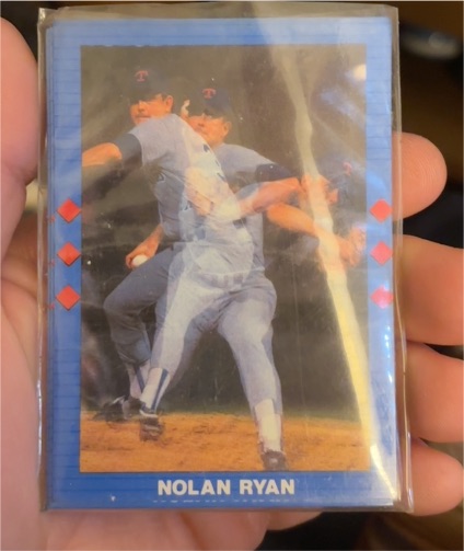 1990 Starline Long John Silver's #26 Nolan Ryan Texas Rangers — front