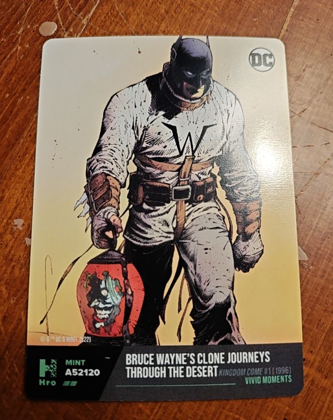 2022 Hro #A52120 Bruce Wayne's Clone Journeys Through The Desert — front