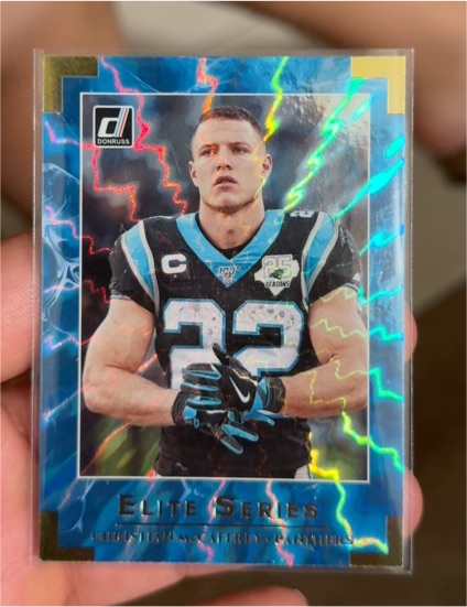 2020 Panini Donruss Elite Series #ES-CM Christian McCaffrey — front