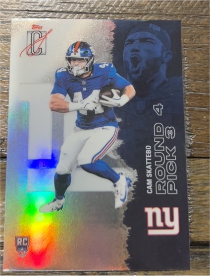 2025 Topps Signature Class #119 Cam Skattebo — front