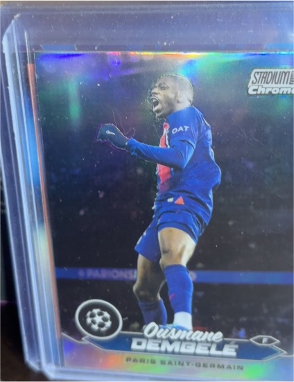 2023-24 Topps Stadium Club Chrome UEFA #100 Ousmane Dembele — front