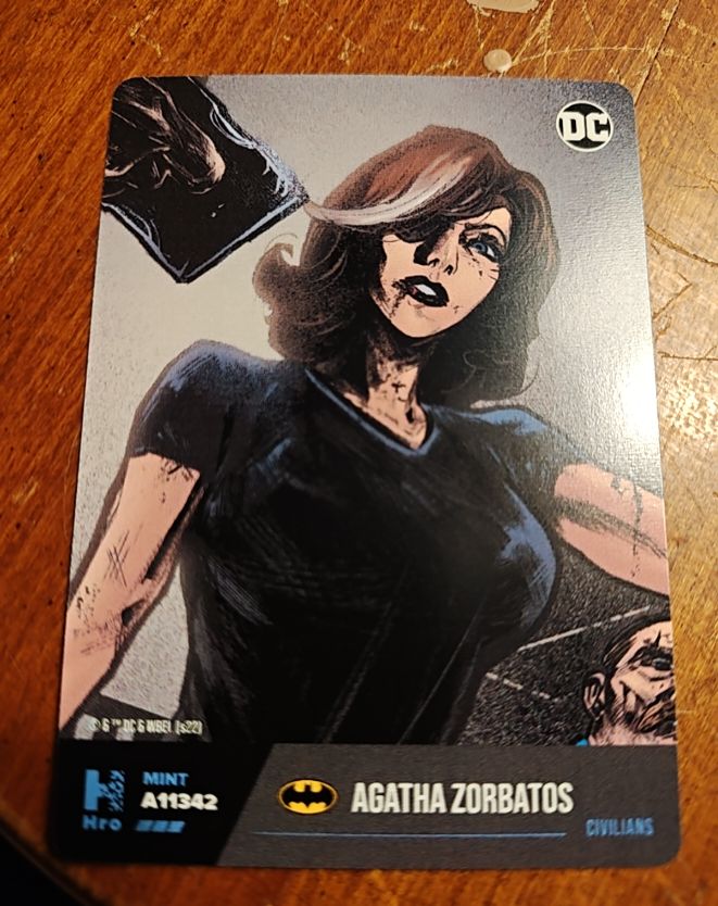 2022 DC Hybrid #A11342 Agatha Zorbatos — front