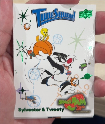 2026 Upper Deck Space Jam 30th Anniversary #7 Sylvester & Tweety — front