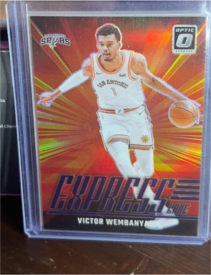 2024-25 Panini Donruss Optic #19 Victor Wembanyama Express Lane — front