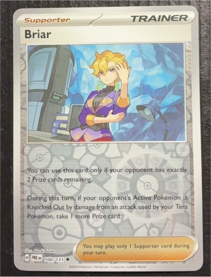 2025 Pokémon SV: Prismatic Evolutions #100 Briar — front