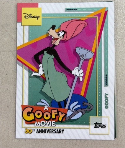 2026 Topps Disney Neon A Goofy Movie 30th Anniversary #AGM-9 Goofy — front