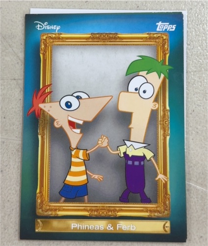 2026 Topps Disney Neon #FF-30 Phineas & Ferb Family First — front