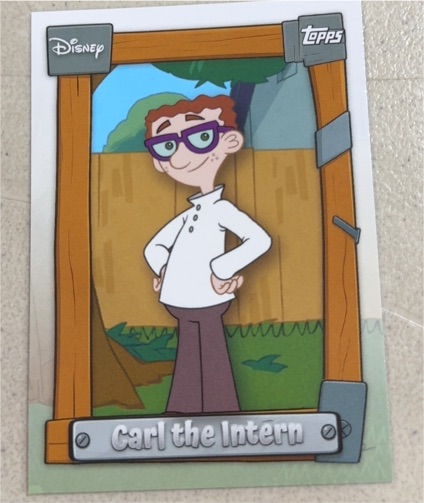 2026 Topps Disney Neon #P&F-17 Carl the Intern — front