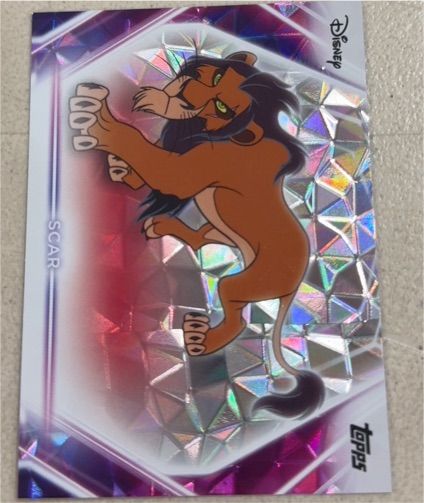 2026 Topps Disney Neon #43 Scar — front