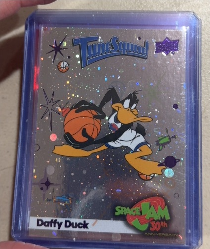 2026 Upper Deck Space Jam 30th Anniversary #1 Daffy Duck — front