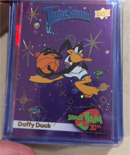 2026 Upper Deck Space Jam 30th Anniversary #1 Daffy Duck — front