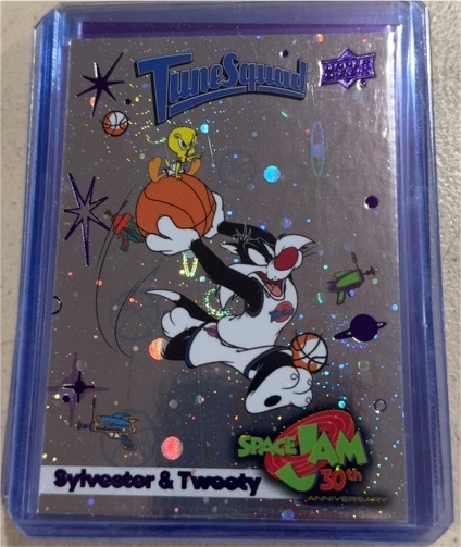 2026 Upper Deck Space Jam 30th Anniversary #7 Sylvester & Tweety Cosmos — front