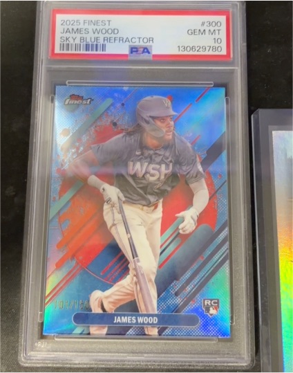 2025 Topps Finest #300 James Wood — front
