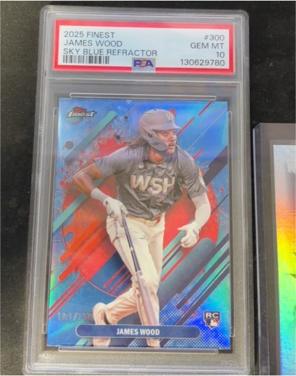 2025 Topps Finest #300 James Wood — front