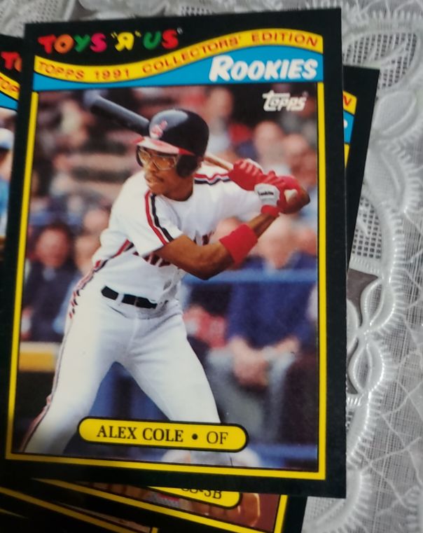 1991 Topps Toys R Us Rookies #5 Alex Cole — front