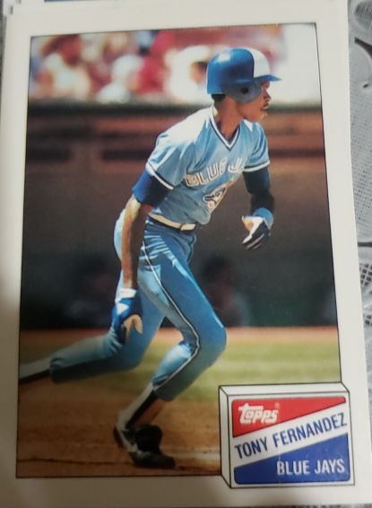 1988 Topps Bazooka #7 Tony Fernandez — front