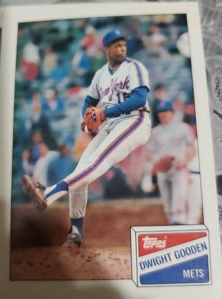 1988 Topps Bazooka #8 Dwight Gooden — front