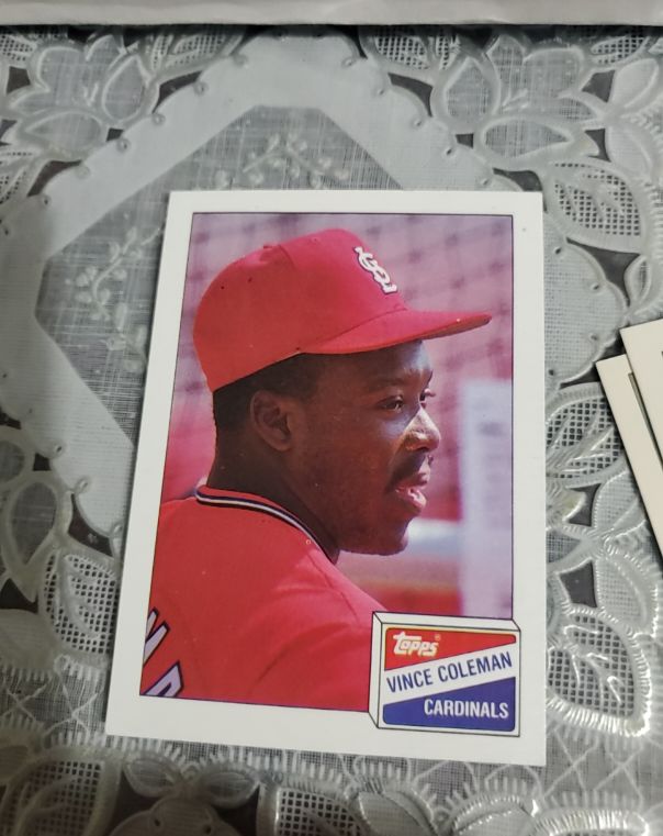 1988 Topps Bazooka #5 Vince Coleman — front