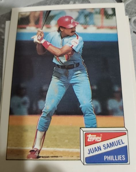 1986 Topps #475 Juan Samuel — front