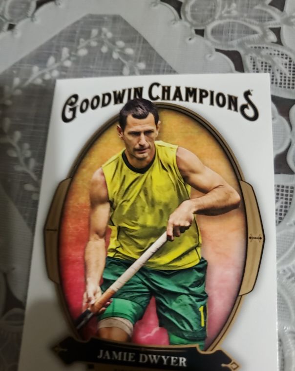 2020 Upper Deck Goodwin Champions #6 Jamie Dwyer — front