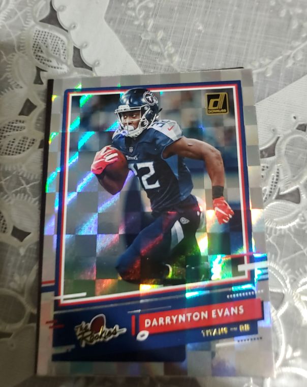 2020 Donruss The Rookies #TR-DE Darrynton Evans — front