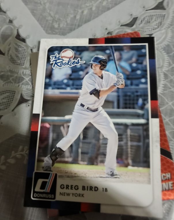 2016 Donruss The Rookies #TR11 Greg Bird — front