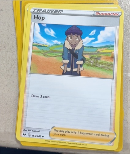 2020 Pokémon Sword & Shield #165 Hop — front