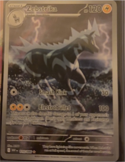 2022 Pokémon SV: White Flare #115 Zebstrika — front