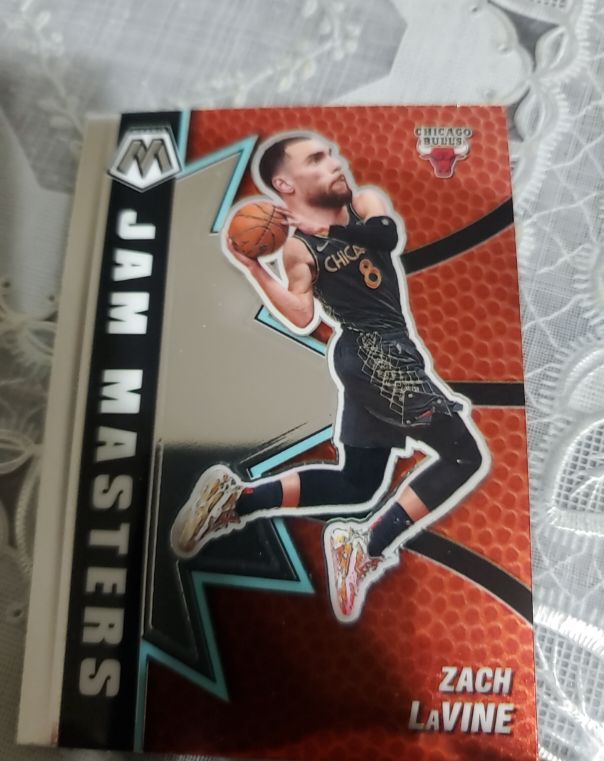 2020-21 Panini Mosaic #6 Zach LaVine Jam Masters — front