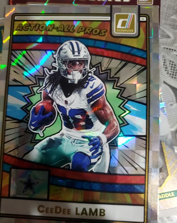 2025 Panini Donruss #AAP-CLA CeeDee Lamb Action-All Pros — front