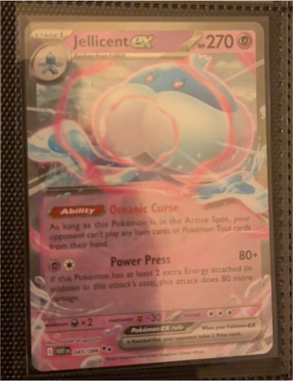 2023 Pokémon Scarlet & Violet #045 Jellicent ex — front
