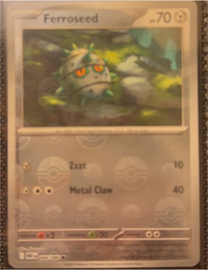 2022 Pokémon TCG SV: White Flare #068 Ferroseed — front