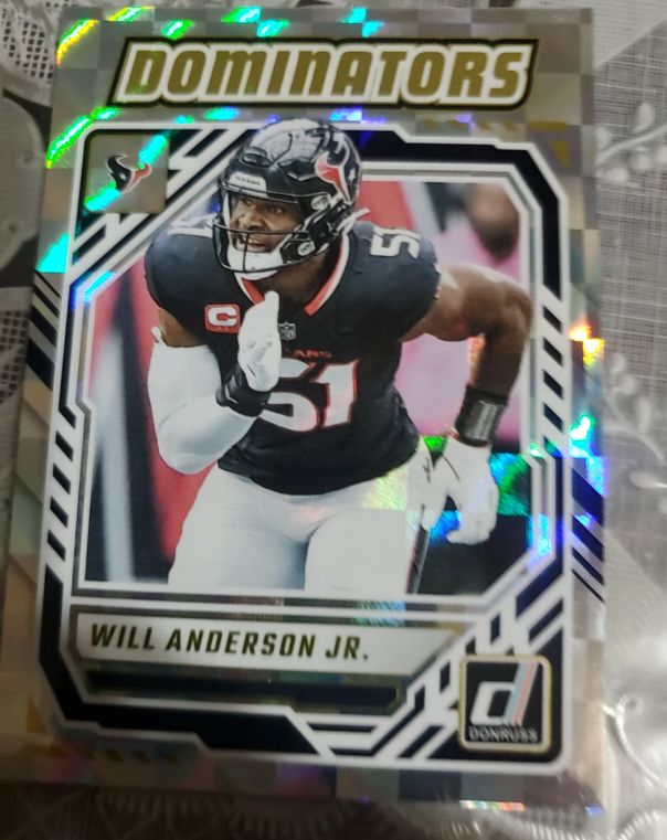 2025 Panini Donruss #DOM-WAN Will Anderson Jr. Dominators — front