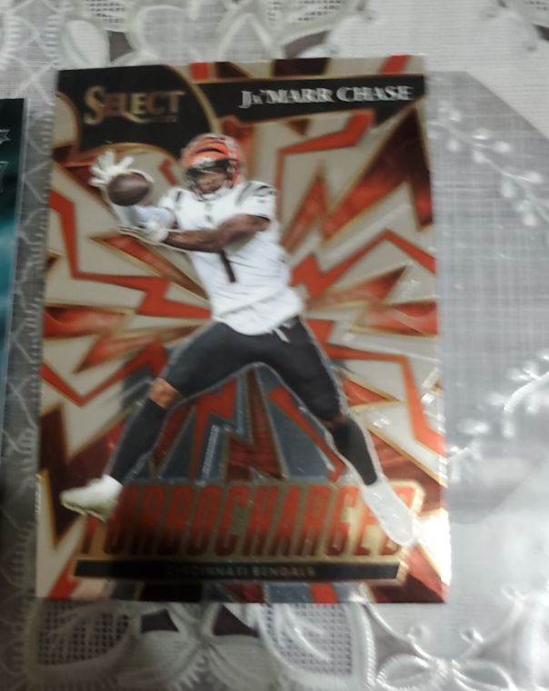 2021 Panini Select #TUR-8 Ja'Marr Chase Turbocharged — front