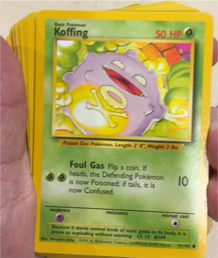 1999 Pokémon #51 Koffing — front