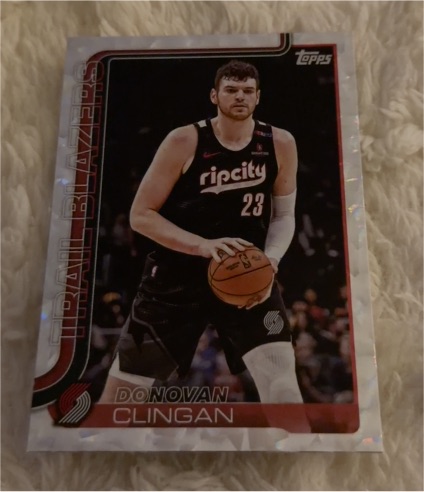 2025-26 Topps #126 Donovan Clingan — front