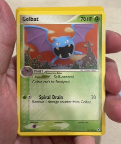 2005 Pokémon EX Deoxys #31 Golbat — front