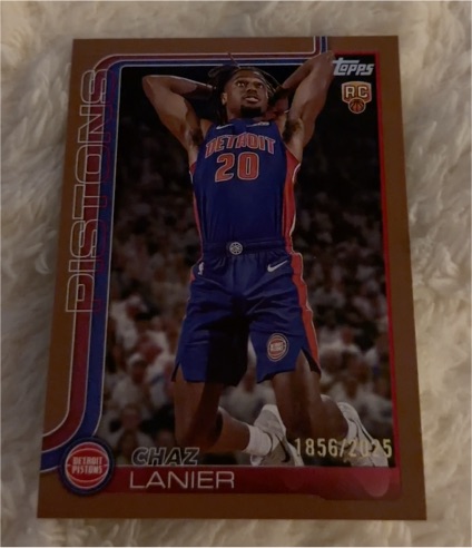 2025-26 Topps #238 Chaz Lanier — front
