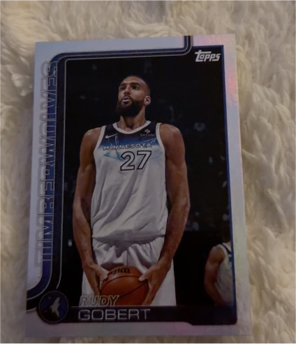 2025-26 Topps #111 Rudy Gobert — front