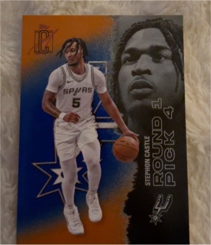 2025-26 Topps Signature Class #53 Stephon Castle — front