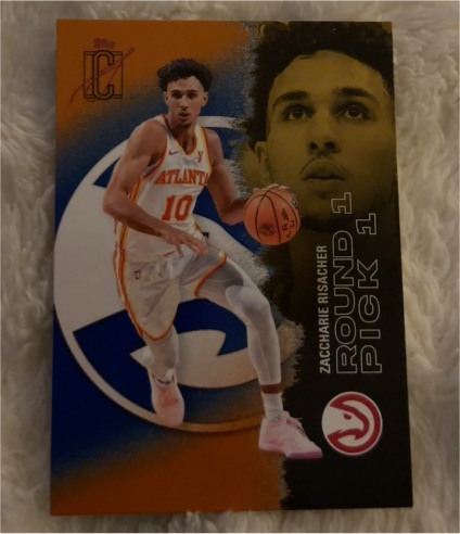 2024-25 Topps Signature Class #61 Zaccharie Risacher — front