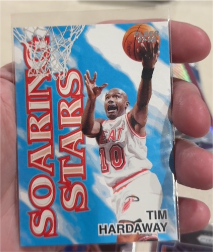 1997-98 Fleer Soaring Stars #7SS Tim Hardaway — front