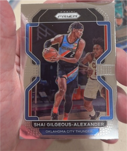 2021-22 Panini Prizm #238 Shai Gilgeous-Alexander — front