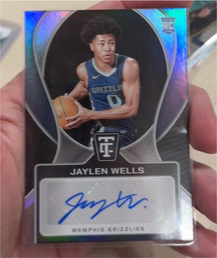 2024-25 Panini Totally Certified #TCS-WEL Jaylen Wells Rookie Auto — front