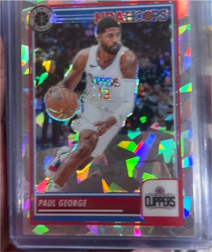 2023-24 Panini NBA Hoops Premium Stock #20 Paul George — front