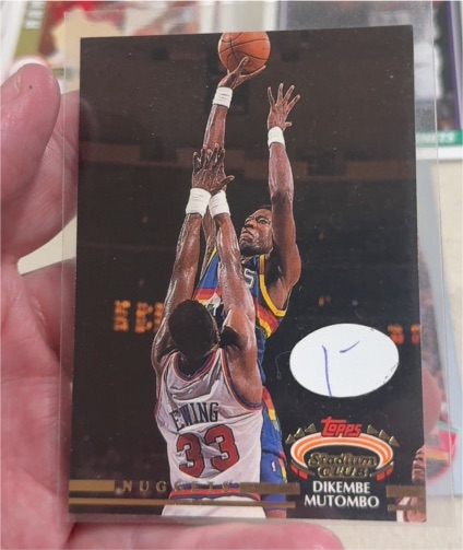 1992-93 Topps Stadium Club #273 Dikembe Mutombo — front